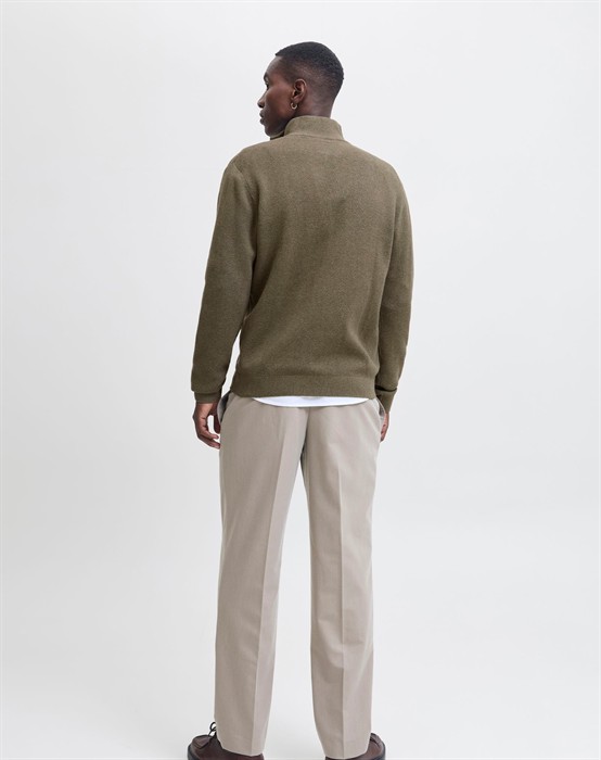 JJMilano Stitch Halfzip Strik 